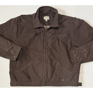 CABELAS Roughneck - Men's Brown Canvas Insulated Work Jacket - X-Large XL